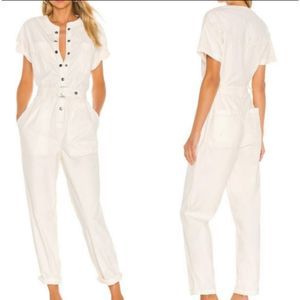 PISTOLA Revolve Freya Jumpsuit Antique White